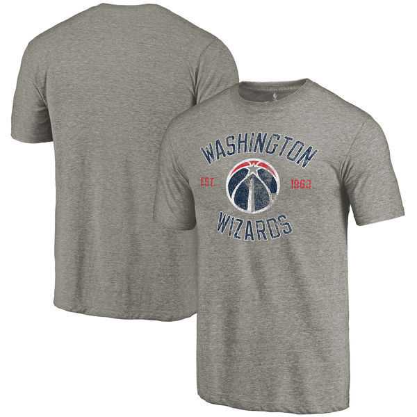 Men's Washington Wizards Distressed Team Logo Gray T-Shirt FengYun,We sell and wholesale Men's Washington Wizards Distressed Team Logo Gray T-Shirt FengYun on line form chian!